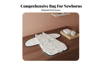 Breathable Convertible Swaddle Sack Skin-Friendly Transitional Swaddle Bag 2-Way Zipper Infant Sleepwear for Newborns, Infants, New Parents, Sleeping, Bedtime, Naptime, Napping