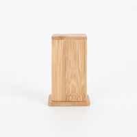 Dental Pick Holder Wooden Dental Pick Holder with Lid Natural for Restaurant