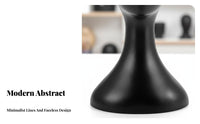 Long Neck Design Abstract Female Head Form Lightweight Abstract Head Model Stable Base for Boutique Owners, Retailers, Salon, Market Stall