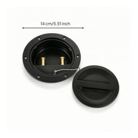 Flush-Mount Wiring Connection Box with Cover Corrosion-Resistant Marine Electrical Enclosure Waterproof Marine Terminal Block Long-Lasting for Boats