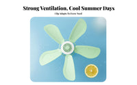 Multi-Angle Adjustable Clip on Fan Low Noise Mini Electric Fan Quiet Operation Personal Cooling Device Energy Saving for Students, Babies, Dorm Room, Bedroom, Bedside, Office