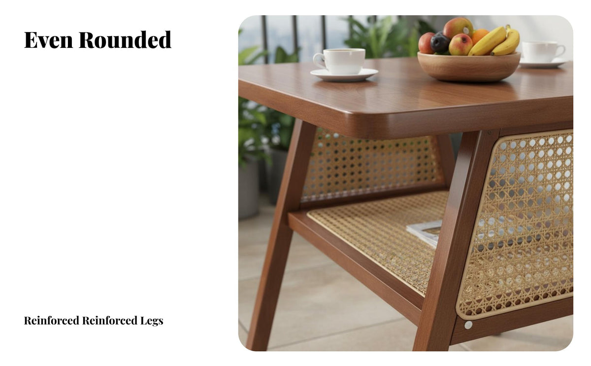 3-Piece Dining Space-savingSaving 3-Piece Wooden Dining Set Stable Construction Household Furniture for Tea Lovers, Homeowners, Balcony, Patio