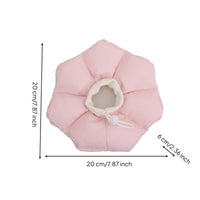 Adjustable Flower-Shaped Pet Collar Textile Exterior Padded Pet Collar for Small Pets