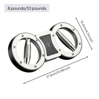 Double Loop Arm 360° Rotatable Double Loop Arm Rotator Anti-Slip Grip Adjustable Rotator Machine for Home, Gym, Office