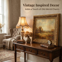 Ornate Picture Frame for Living Room Decor, Vintage Photo Frame for Art Collectors, Solid Wood Oil Painting Frame