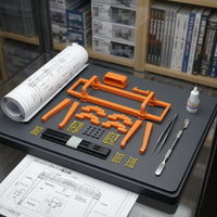 Gantry Crane Model Kit Scale Gantry Crane Assembly Kit Detailed Hobby for Modelers, Railway Scenes, Dioramas