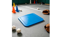 Rubber Base Plate Square Baseball Base Weatherproof Throw Down Bases for Coaches, Training, Field Setup