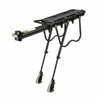 Sturdy Bike Cargo Rack Streamlined Rear Cargo Rack Large Bike Luggage Carrier Lightweight for Commuters, Cyclists, Commuting