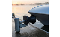 Black Boat Haulage Bow Roller Spool-Shaped Rubber Haulage Roller Central Hole Marine Hardware Rounded