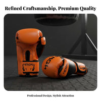 Long-Lasting Boxing Gloves Force Protection Training Gloves Shock Absorption Combat Sports Gear Wrist Support for Children, Women, Beginners, Sparring, Gym