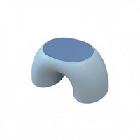 Sturdy Support Arch Leg Stool Cute Chubby Design Household Furniture Multi-Functional Footrest Wide Legs for Children, Office Workers, Home-Based Professionals, Living Room, Bedroom, Entryway, Under Desk