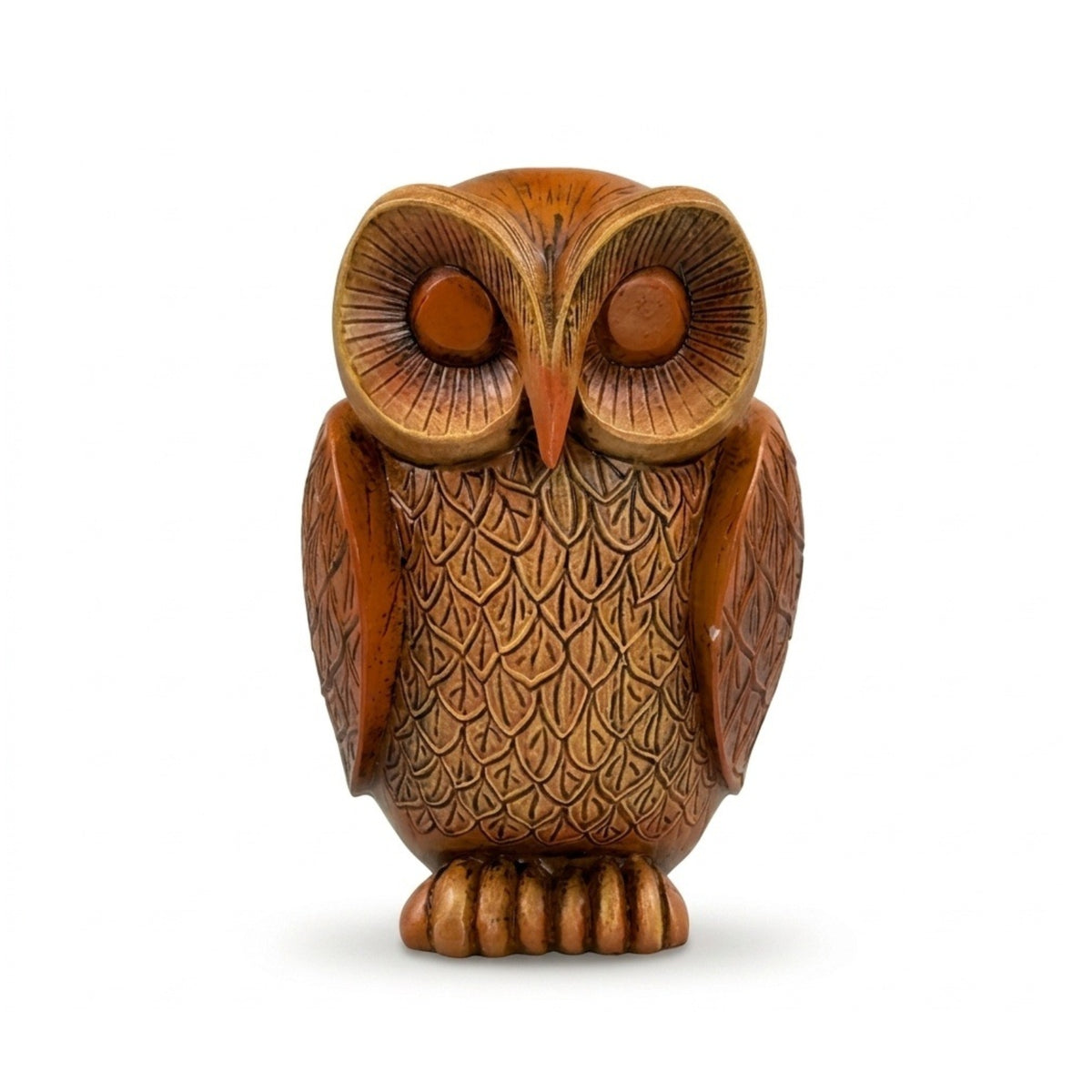 Owl Figurine Resin Owl Statue Rustic for Shelf, Desk, Home Decorators