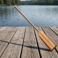 Dragon Boat Paddle Varnished Wooden Paddle Oar Traditional Reinforced for Paddlers, Training