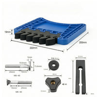 Feather Board with Mounting Hardware Safe Woodworking Accessory Easy-to-Grip