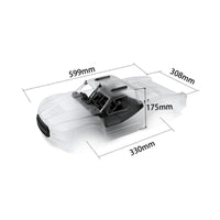 Paintable 1:10 RC Truck Body Shell Plastic Material Wireless Control Vehicle Part Environment-Friendly for Dirt Track