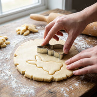 Stainless Steel Easter Cookie Rust-Resistant Fondant Sturdy Metal Batter Form for Home Cooks, Parents, Family Activities, Food Cooking, Kitchen