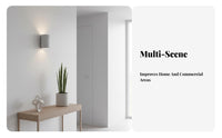 Minimalist Design Cement Wall Light Wabi-Sabi Aesthetic Terrazzo Wall Sconce Hand-Polished Cylindrical up down Light for Restaurant Owners, Interior Designers, Homeowners, Dining Room, Hallway, Staircase, Stairs