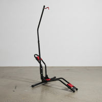 Space-Saving Upright Bike Stand Stable Two-Wheeler Parking Stand Vertical Floor Bike Rack Freestanding for Cyclists, Riders, Apartment