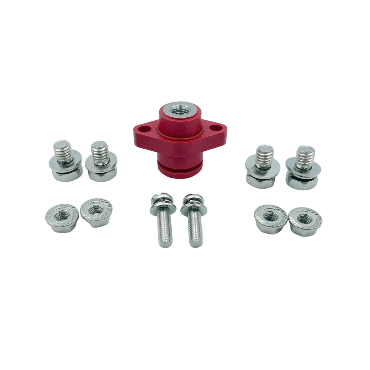 Battery Terminal Post Copper Terminal Post with Cover Connector Insulated Hardware Threaded for Electricians