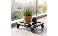 Rolling Greenery Mover Swivel Greenery Mover with Wheels Wheeled Mobile Planter Tray for Gardeners, Homeowners