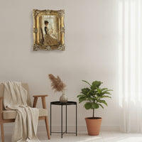 Antique Ornate Picture Frame Decorative Gold Picture Frame Elegant Floral for Living Room