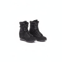 Detailed Texture 1/6 Scale Combat Boots Realistic Design 12 Inch Action Figure Boots Fine Workmanship Toy Accessory Long-Lasting Construction for Hobbyists