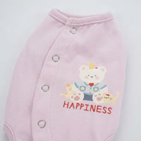 Small Dog Recovery Suit Four-Legged Clothing, Thin Breathable Cat Post Surgery Pet Clothing with Fasteners