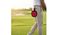 Golf Ball Pouch Soft-Lined Golf Ball Holder Belt Pouch with Clip Portable Easy to Clean for Golfers