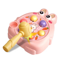 Whack-Atarget Game Interactive Whack-Atarget Game with Hammers Pounding Toy with Hammer Sound Pounding Toy Compact for Children