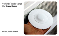 Anti-Odor Silic Single Drain Stopper Wide Application Press Type Drain Plug Easy to Clean for Renters, Families, Bathroom, Kitchen