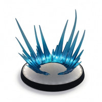 explosionEffect Model Display Base USB-Powered Display Base with Lights Transparent Action Figure Stand with Light Clear for Desk, Shelf