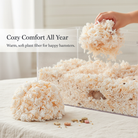 Hamster Paper Bedding Dust-Free Odor Control Absorbent Warm Material for Small Pets