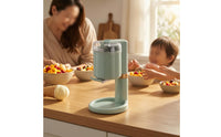 Compact Automatic Ice Cream Maker Countertop Ice Cream Maker with Dispenser Household Appliance for Families, Home, Parties