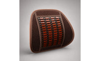 Support Cushion Breathable Cushion with Bamboo Panel Vented Backrest for Commuters