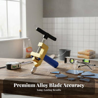 2-in-1 Tile Cutter Multi-Functional 2 in 1 Glass Cutter Manual Tile Scoring Tool Labor-Saving Handheld Glass Breaking Pliers