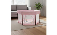 Foldable Infant Play Area Installation Portable Play Area Easy Setup Mesh Child Playpen for Infants, Young Children, Travel
