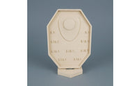 Double-Sided Jewelry Display Velvet-Lined Rotating Jewelry Stand Earring Display Display Stand Stable Pedestal Base