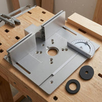 Insert Ring Inserts Router Table Insert Plate Angle Guide Router Insert Plate Scale Markings Woodworking Tool Metal