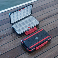 Fishing Accessory Box Transparent Lids Double Sided Tackle Box Plastic Storage Organizer Sturdy Divider Case Clear