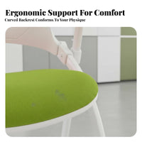 Foldable Rolling Chair with Writing Tablet Space Saving Ergonomic Mesh Back Chair Padded Seat Conference Seating Easy to Clean for Meeting Participants, Event Attendees, Distant Employees, Training Room, Classroom, Lecture Hall, Study Area