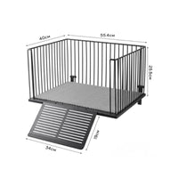 Stainless Steel Basking Dock Ramp Stable Support Hook Mount Turtle Perch Heavy Duty Buoyant Basking Perch for Aquarium