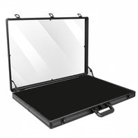 Card Show Display Case Briefcase Scratch-Resistant Lining Trading Card Display Case Portable Jewelry Showcase for Vendors, Stores