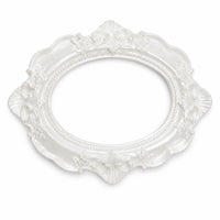 Baroque Frame Miniature Ornate Frame Small Oval for Photographers, Tabletop Decor, Flat Lays