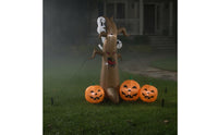 Outdoor Halloween Inflatable Tree Illuminated Spooky Tree with Pumpkins Giant Halloween Inflatable Bright for Homeowners