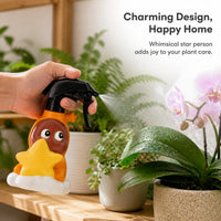 Cartoon Star Man Press-Type Mini Spray Bottle for Gardening and Disinfection