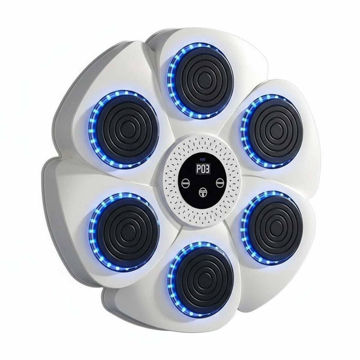 Shock Absorbing Smart Music Boxing Machine Adjustable Speed Wall Mounted Boxing Target Bluetooth Connectivity Electronic Punching Pad for Home, Gym