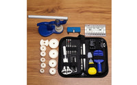 Portable Watch Repair Tool Kit with Case Organized Watch Repair Kit with Carrying Case Compact Complete for Hobbyists, Technicians, Home Maintenance, Bracelet Sizing
