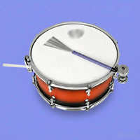 Sturdy Drum Brush with Bells Portable Wire Drum Brush Compact Design for Drummers, Studio, Live Performance, Rehearsal Room