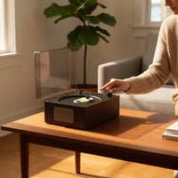 Top-Loading Tabletop CD Player Compact Desktop CD Player Multi-Functional Bluetooth Speaker Usb for Bedroom