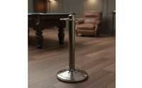 Billiard Cue Rack with Weighted Base Metal Billiards Floor Pool Cue Rack Compact for Game Room, Clubhouse, Home Bar